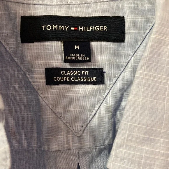 Tommy Hilfiger Mens Short Sleeve Dress shirt - Picture 2 of 5